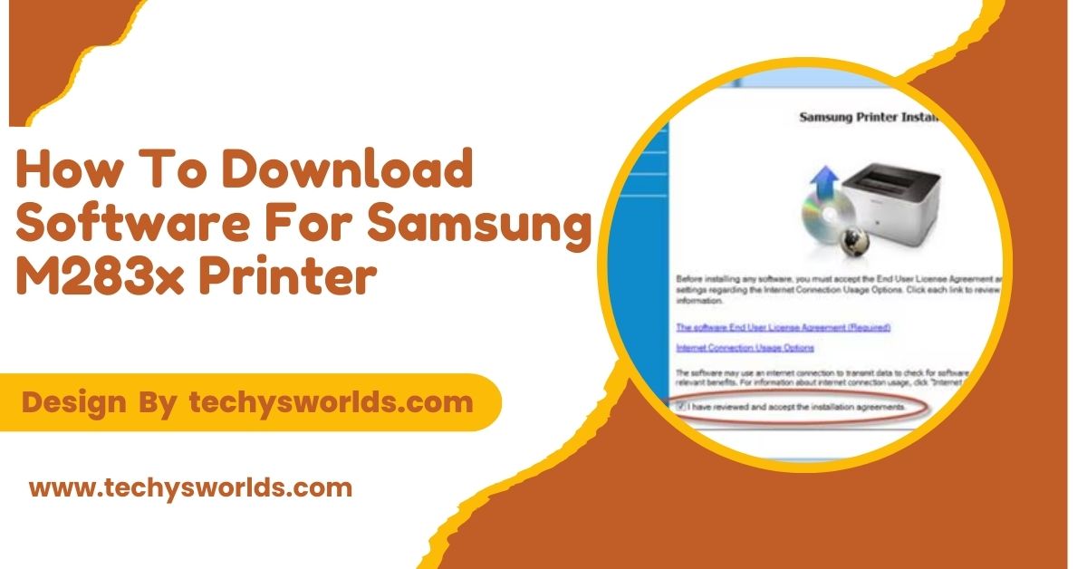 how to download software for samsung m283x printer