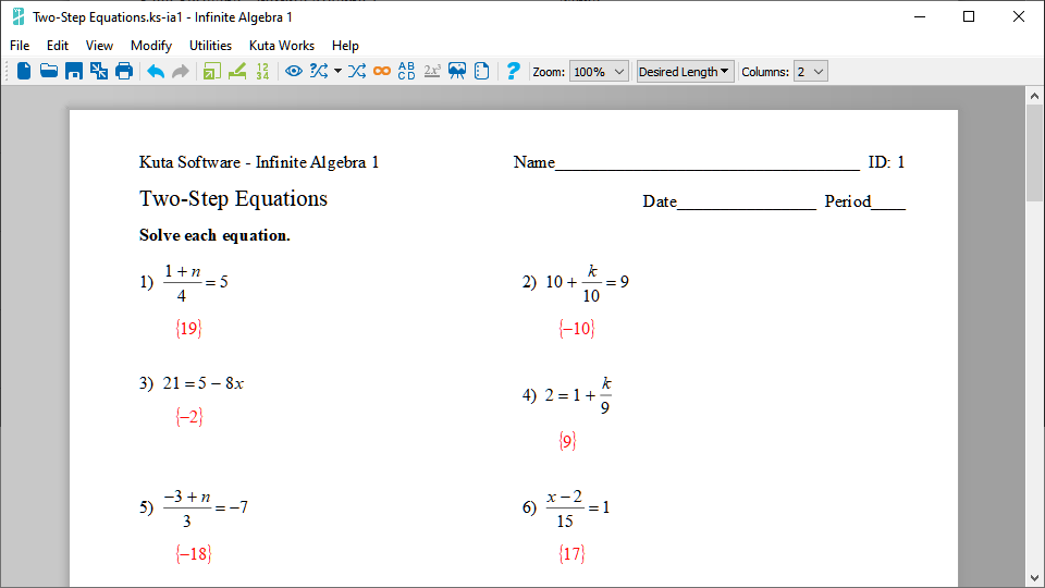 Introduction to Kuta Software:
