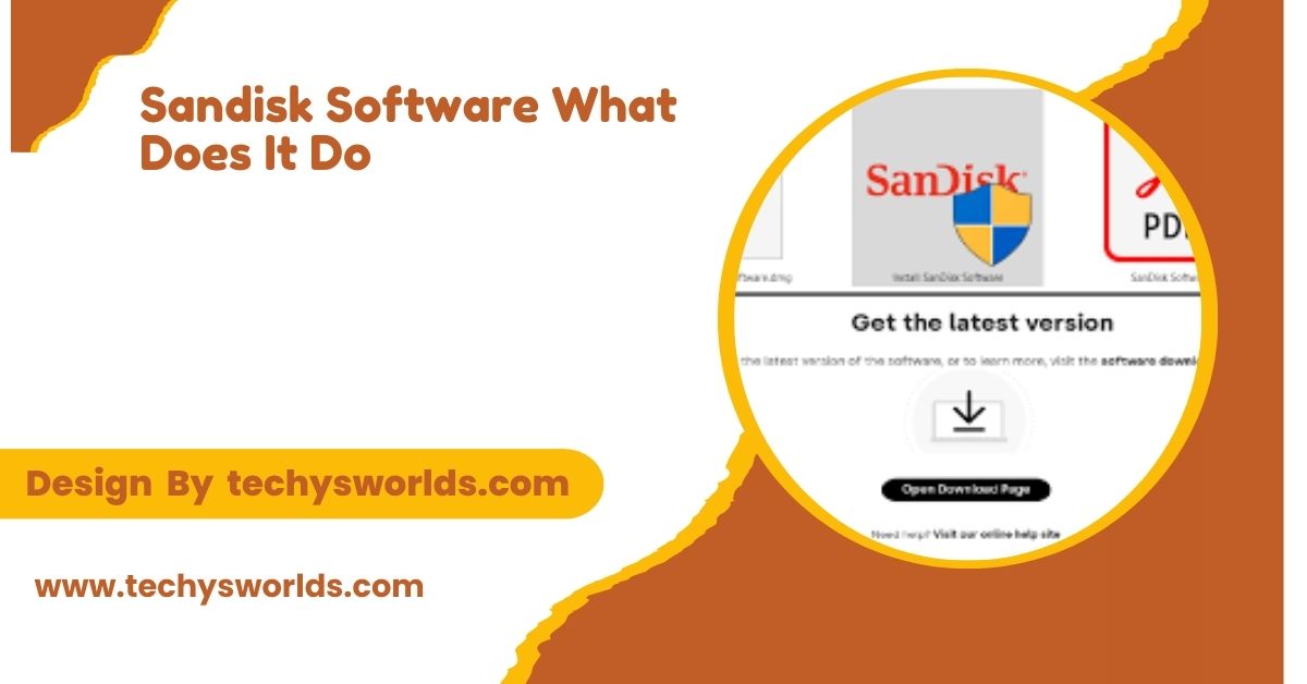 sandisk software what does it do