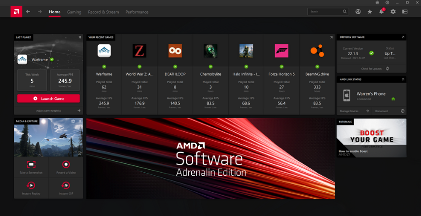 What is AMD Radeon Software?