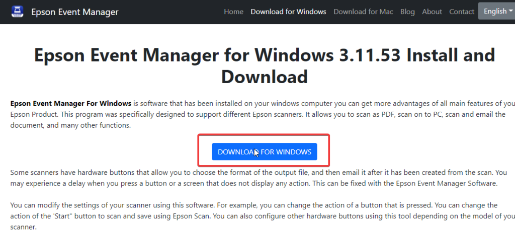 How to Install and Use Epson Event Manager Software: